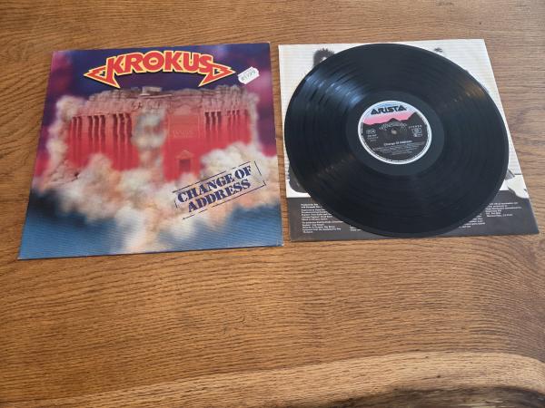 Krokus Change of Address 1986 Arista Records 207647 Deutsche Pressung VG+/VG+